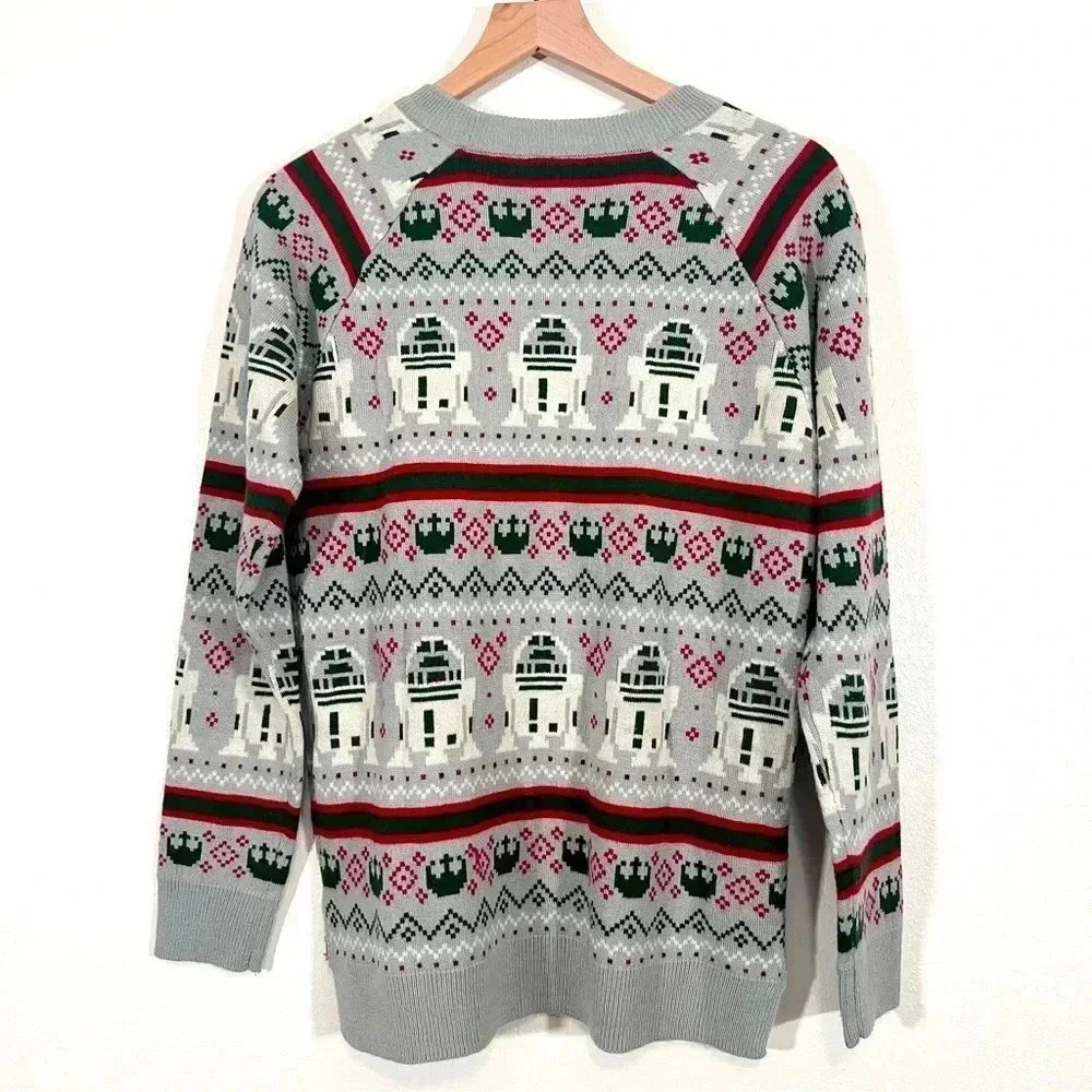 Disney R2D2 Light Up Christmas Sweater - Picture 3 of 8